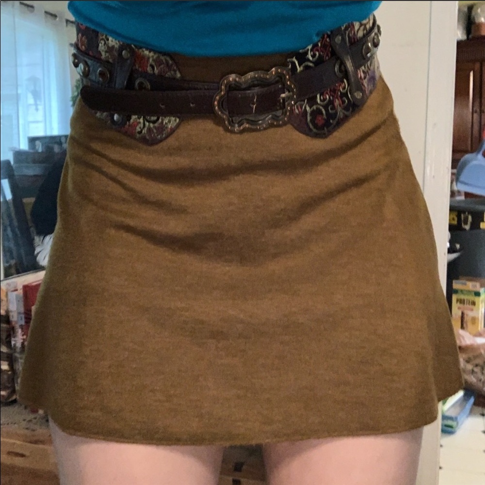 True Vtg Belt Corset Rhinestones Two-layer Belt